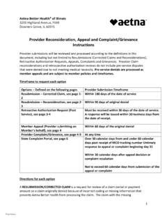 Provider Reconsideration Appeal And Grievance Instructions Single