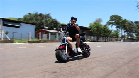 Fui Pra Escola De Moto El Trica No Primeiro Dia De Aula Guilherme