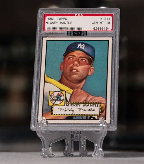 Mickey Mantle 1952 Topps Card Shatters Auction Record