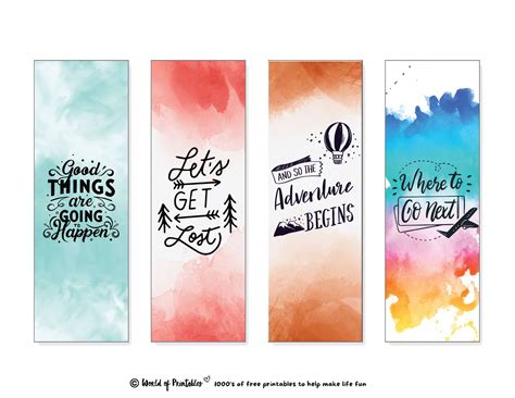 100 Best Bookmark Quotes - World of Printables