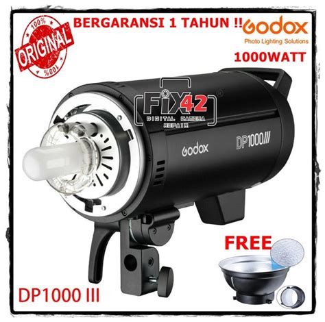 Jual Godox DP1000III DP 1000 III 220V 1000Ws 5600K Camera Strobe Flash