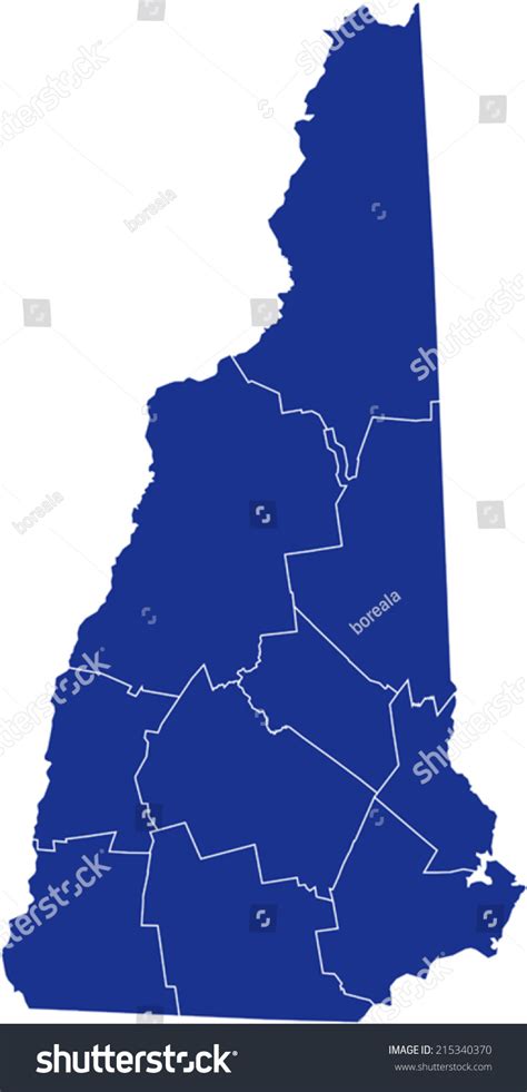 Hampshire County Map Photos and Images | Shutterstock