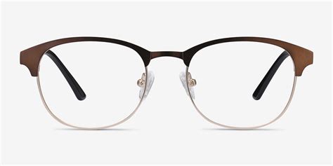 Toledo Oval Brown Full Rim Eyeglasses Eyebuydirect