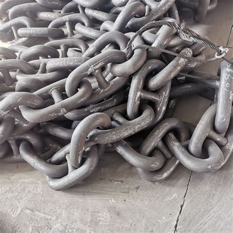 Black Bitument Anchor Chain Singapore China Marine Anchor Chain And