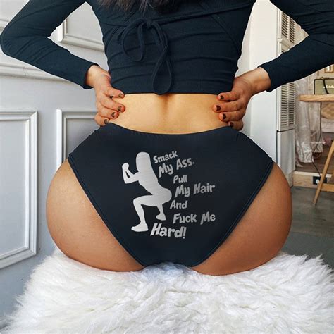 Smack My Ass Pull My Hair And Fuck Me Hard Panties Etsy