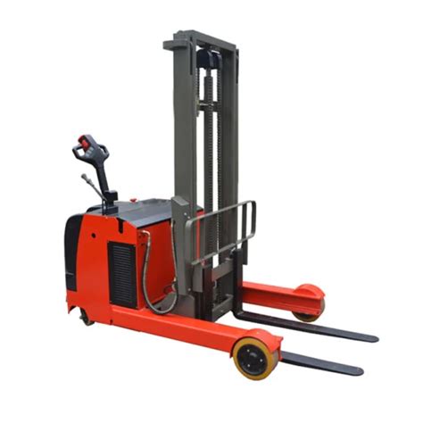 Kg Battery Electric Forklift Uneven Ground Pallet Stacker Four Way