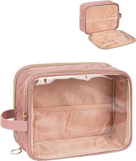 Amazon Cubetastic Small Makeup Bag Cute Pink Cosmetic Bag With