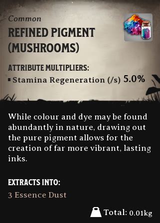 Refined Pigment | Nightingale Wiki | Fandom