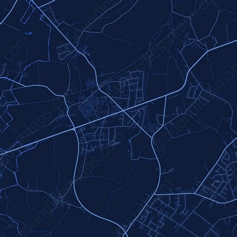 Lage - Dark Blue Vector Map | Boundless Maps