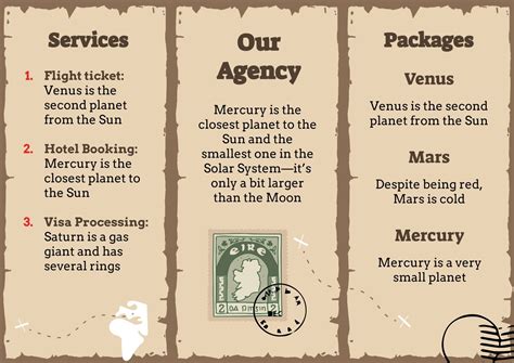 Solar System Projects Brochure Student