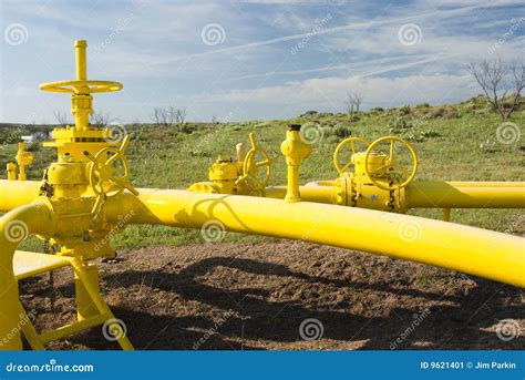 Natural Gas Pipeline Stock Image - Image: 9621401