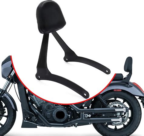 Motorcycle Backrests And Sissy Bars Passenger Backrest Pad Sissy Bar Kit Matte Black Fit Victory