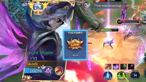 Ling Fasthand Easy Destroyed Enemy Team No One Cant Stop Perfect