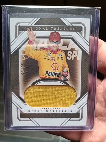 2023 NATIONAL TREASURES RACING Retro Materials Firesuit Joey Logano 99