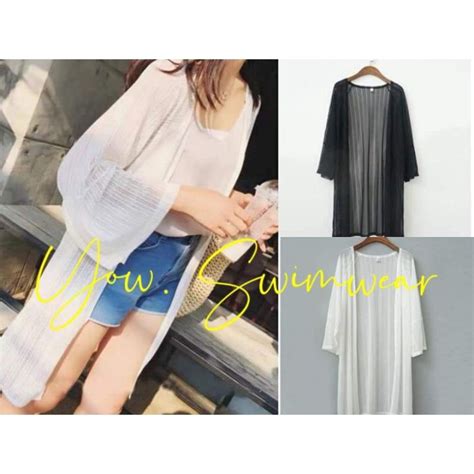 Cv Cv Cv Good Quality Chiffon Mesh Cover Up Bikini Beach Wear Swimsuit Not Included