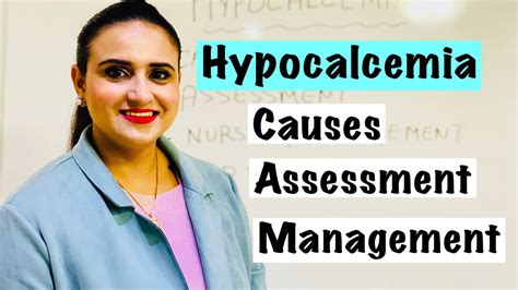 Fluids And Electrolyte Balance Hypocalcemia Causes Assessment Nursing Management Youtube