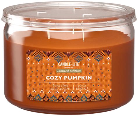 Cozy Pumpkin 3 Wick 10oz Jar Candle Candle Lite Company