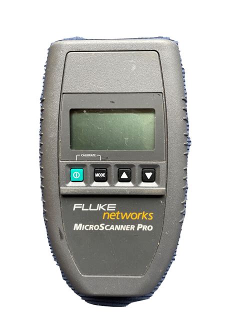 Fluke Networks Microtest MicroScanner Pro Network Cable Tester Verifier