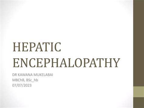 Hepatic Encephalopathypptx