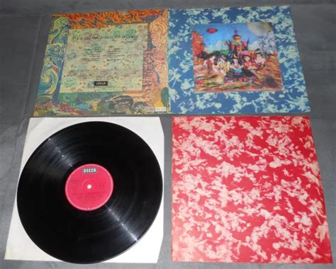 ROLLING STONES LP Their Satanic Majesties Request DECCA TXS 103 3D