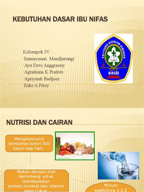 Power Point Kebutuhan Dasar Ibu Nifas Pdf