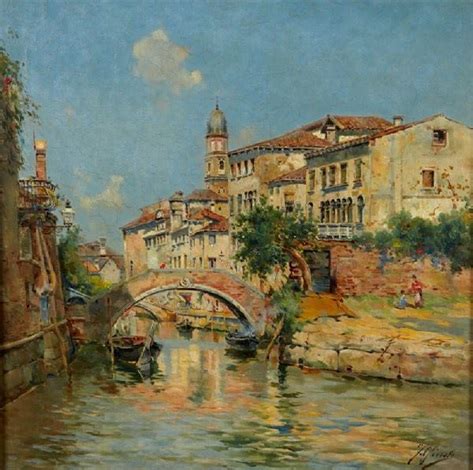 Vue dun canal à Venise by Fausto Giusto on artnet