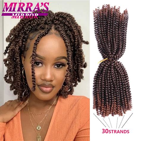 Afro Spring Torce Extens Es De Cabelo Tor O Fofa Tran As De Croch