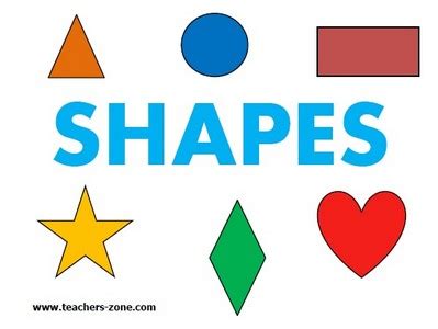 SHAPES FLASHCARDS - Teacher's Zone