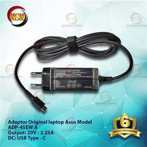 Promo 100 Produk Ori Adaptor Charger Original Laptop Asus 20v 2 25a Dc