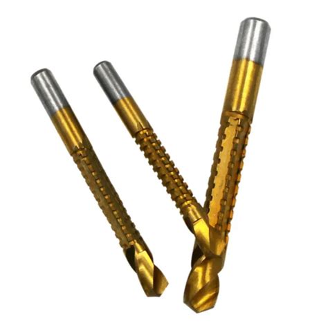 Pcs Mm Titanium Coated Hss Drill Bit Electric Drill Plastic Metal