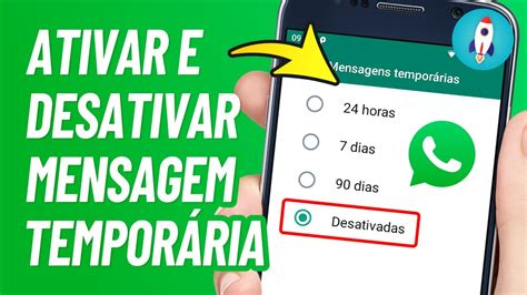 Como Ativar E Desativar Mensagem Tempor Ria No Whatsapp Atualizado