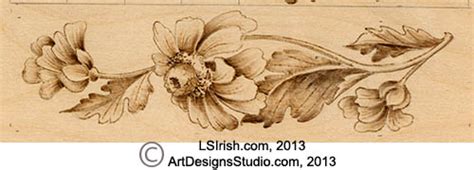 Simple Shading In Wood Burning Daisy Pattern Project And Free