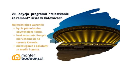 Program Mieszkanie Za Remont Rusza W Katowicach