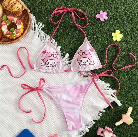 My Melody Bikini Set Soft Girl Wear