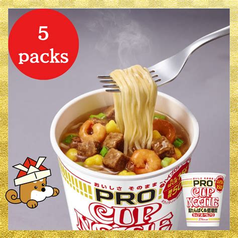 Nissin Cup Noodle Pro High Protein And Low Carbohydrate 74g X 5packs