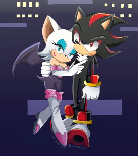 Shadow x Rouge | Shadow and rouge, Rouge the bat, Sonic and shadow