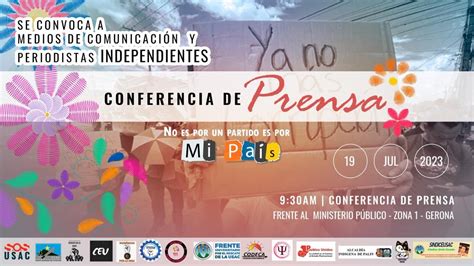 Prensa Comunitaria Km On Twitter Conferenciadeprensa