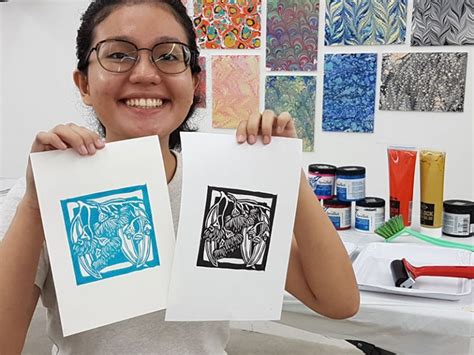 Linocut Printing For Beginners Artefakts Singapore