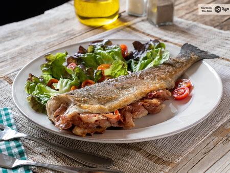 Trucha a la riojana receta de cocina tradicional fácil sencilla y