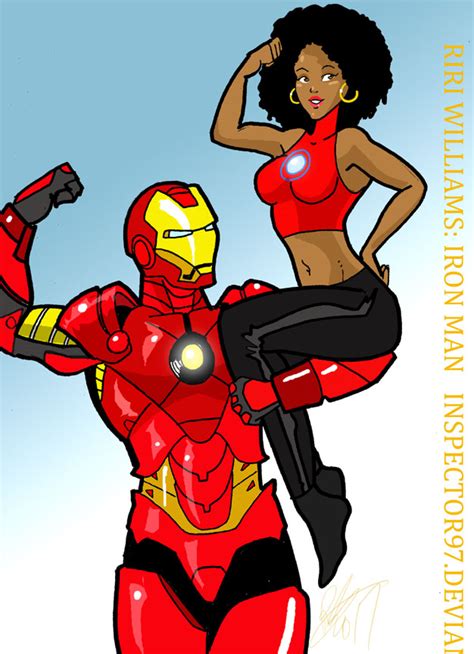 Riri Williams Iron Man By Inspector97 On Deviantart