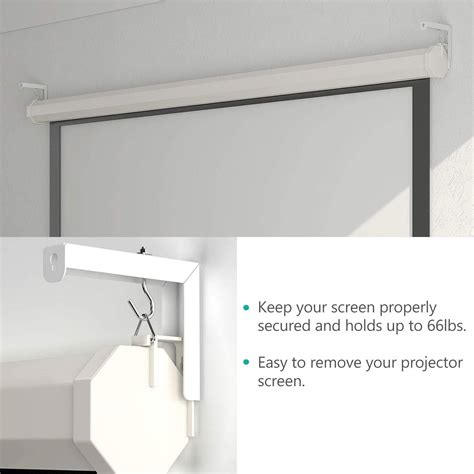 Wali Universal Projector Screen Ceiling Mount Wall Hanging Mount L