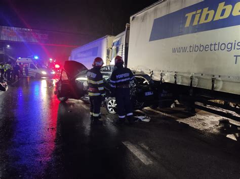 Tragic accident pe DN 71 două persoane au decedat