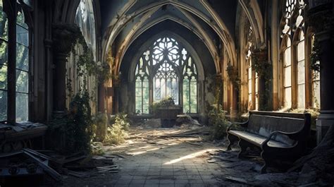 Premium Ai Image Hauntingly Beautiful Abandoned Places