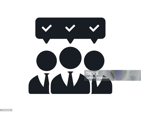 Person Checklist Icon Decision Making Illustration Vector Stock