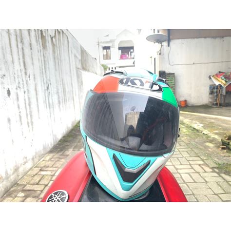 Jual DIJUAL HELM KYT VENDETTA 2 LOCATELLI LEOPARD MOTOGP SERIES