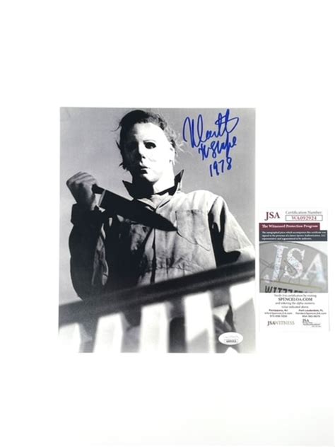 Halloween Nick Castle Michael Myers 8x10 Studio Photo Print JSA • Raretracks