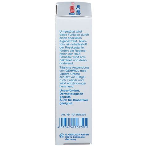 GEHWOL Med Lipidro Creme 40 Ml Shop Apotheke At