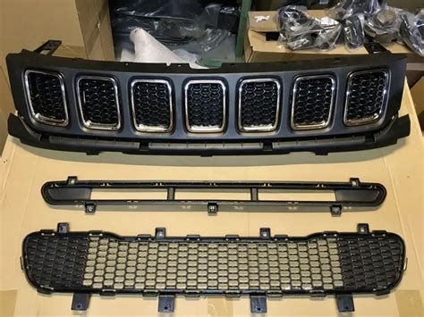 Musuha Front Bumper Lower Grille For Jeep Compass Front Grille Lower 2017 2018 2019 2020front