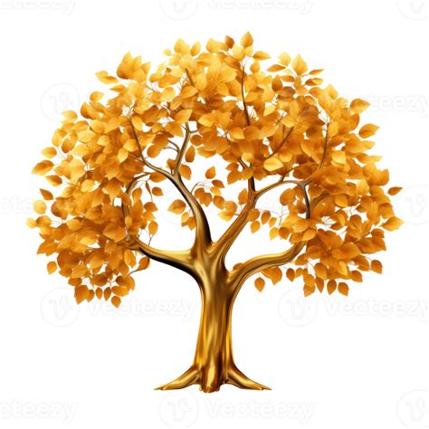 golden tree on transparent background 47456251 PNG