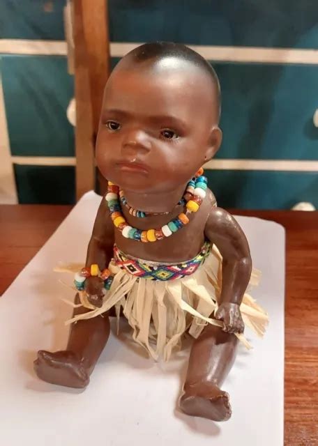 HEUBACH ANTIQUE GERMAN Doll Black Baby Girl Mold 399 10 Inch 1930s 100